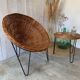 Paire de fauteuils "corbeilles"