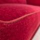 1970s, Danish 2-seater drop arm sofa, furniture velour.