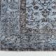 Turkish Rug All-Over Floral Pattern Light Blue Vintage Rug, 157x255Cm