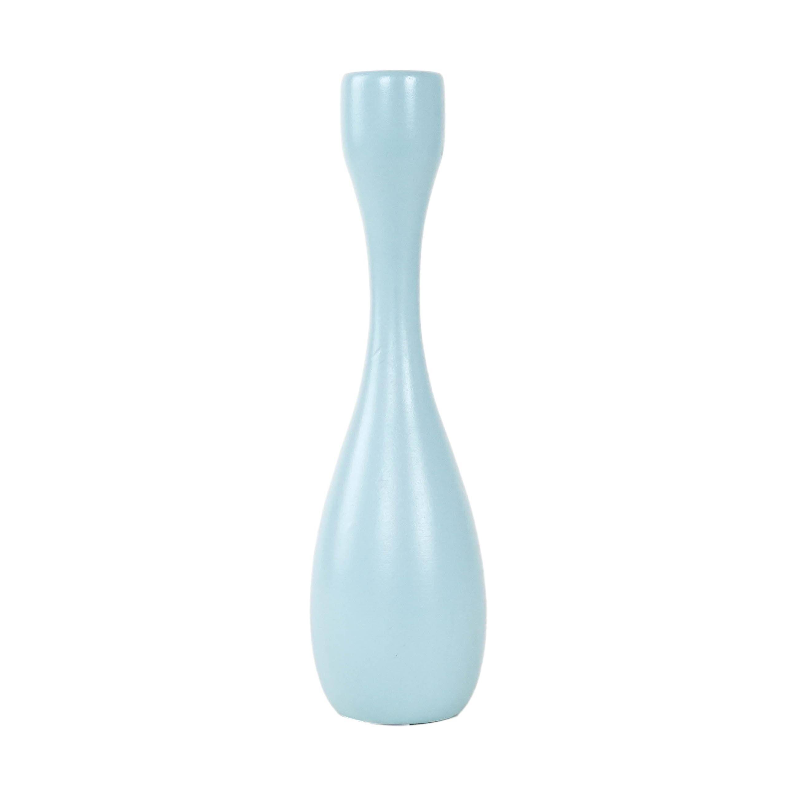 Bougeoir bleu pastel, design danois, années 1970, fabriqué au Danemark