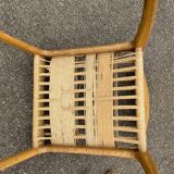 Pair of vintage Havana model chairs for Condorzio Sedie Frueli, Italy. 1960s