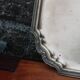 Antique yellow copper tray – 36 cm – Made in India