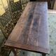 Farmhouse table in solid oak period 19th century restored