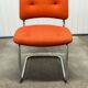 Paire de chaises Strafor Steelcase orange 70