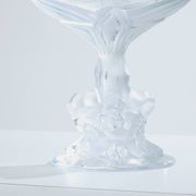 Large Lalique Plumeria crystal bowl circa 1980