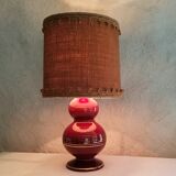 Lampe en céramique émaillée