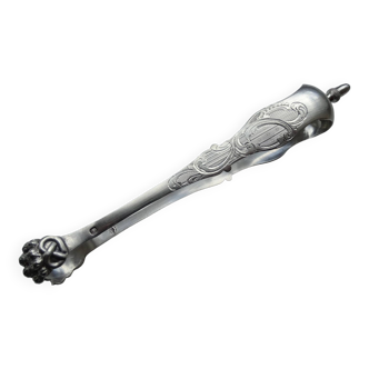 Sugar tongs Solid silver - Gordian knot - Goldsmith Berthier Philippe - 19th century