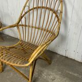 Rattan armchair
