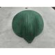 Art Deco wall light in green faience.