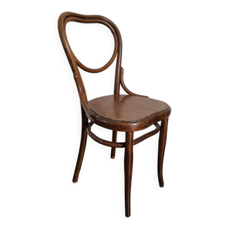 Véritable chaise Thonet modèle cœur n°28, fabrication Thonet, vers 1900