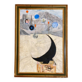 Modern sculpture tableau