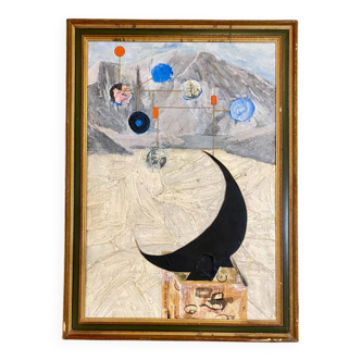 Modern sculpture table