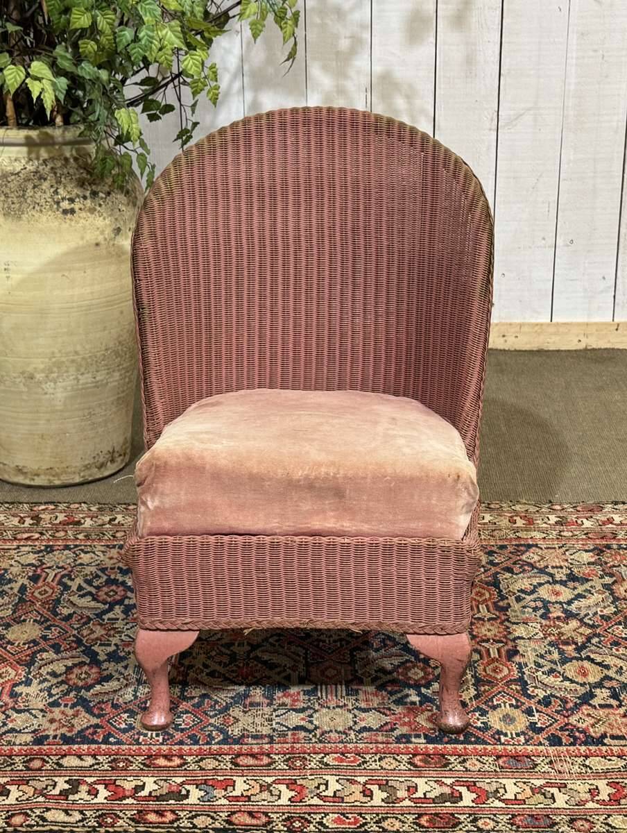 Chauffeuse anglaise de la maison LLOYD LOOM des années 1930