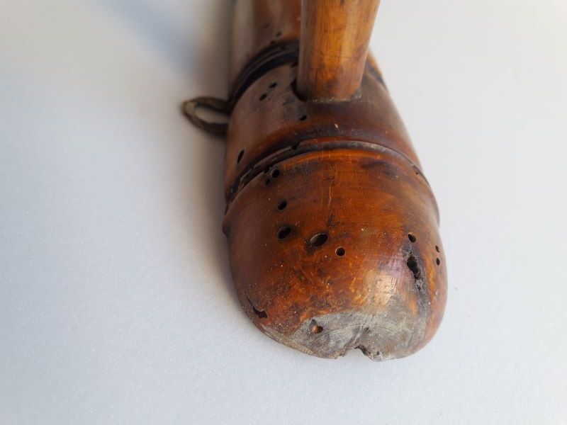 Wooden wall coat rack 4 hooks