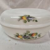 Cocotte arcopal, plat à four avec couvercle