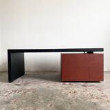 Bureau C.e.o. cube conçu par Lella & Massimo Vignelli pour Poltrona Frau, italie années 1990