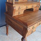 Louis XVI style walnut desk