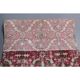 Vintage Turkish Oushak Handmade Wool Cotton Pink Runner 76x200