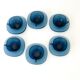 VERECO Coffee Set - Vintage Blue - 6 cups and 6 under cups