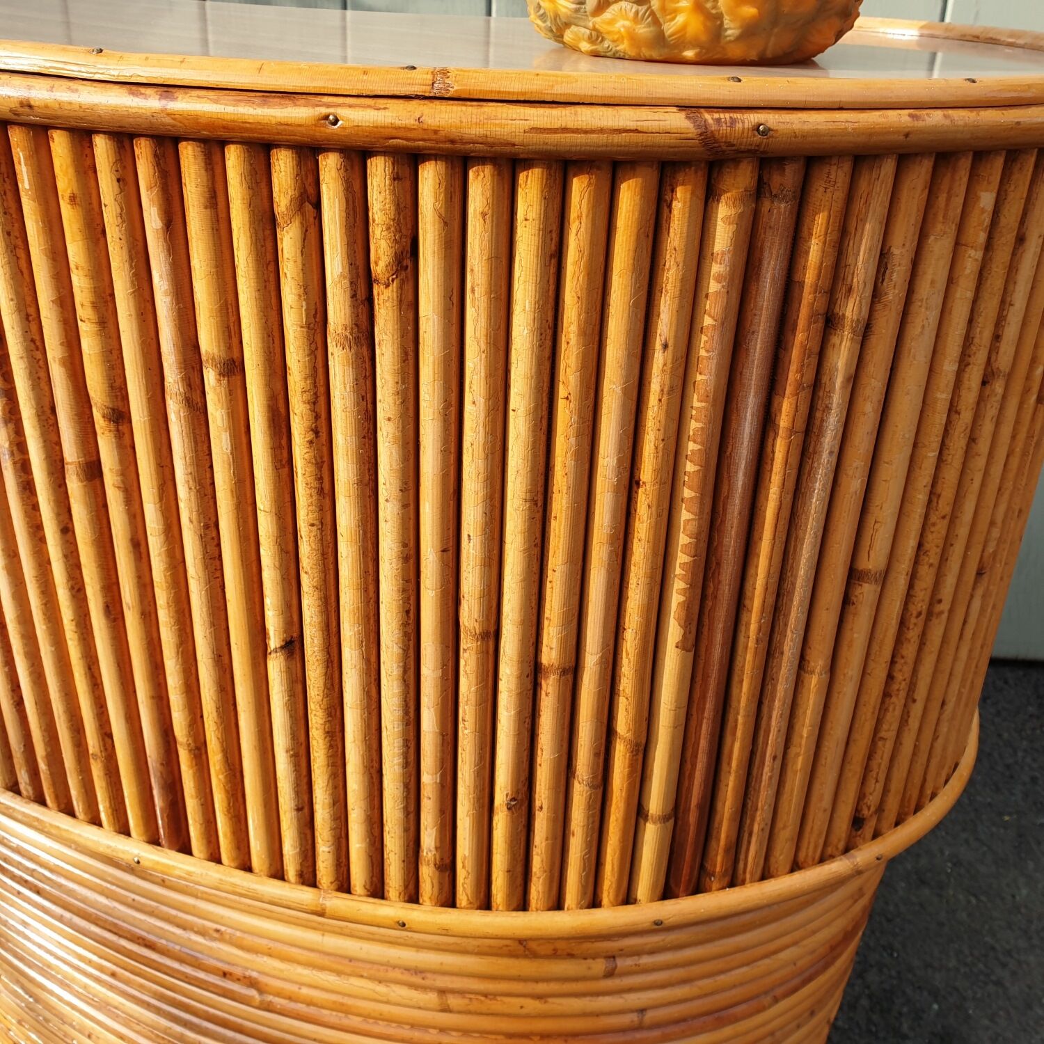 Vintage Bamboo Tiki Cocktail Bar