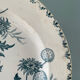 Set of 7 flat plates Terre de Fer XIXth "Madrid"