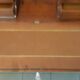 Sloping secretary, Louis XVI style donkey back desk, very good 20th century copy
