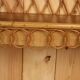 Pair of rattan wall shelves attributed to Audoux Minet