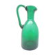 Vase pichet vert en verre soufflé