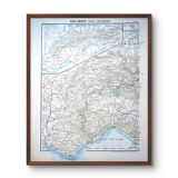 Printed in 1900, The Western Alps.