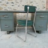Strafor metal desk, 50-year-long chair