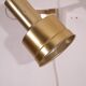 Scandinavian vintage brass wall light