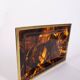 Vintage Italian Brass and Acrylic Glass Tray, 1970s