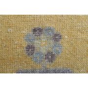 Vintage Turkish Oushak Handmade Wool Cotton Orange Area Rug 103x189