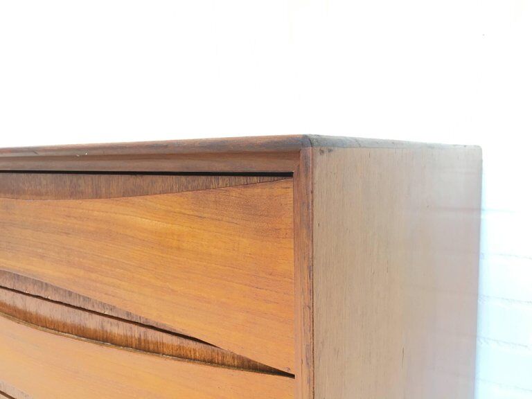 Enfilade teck 1960, 'Paola' par Oswald Vermaercke pour  V-Form