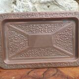 Old brass tray