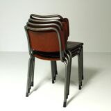 Model 106 Chairs by W. H. Gispen for Delft, 1950s, Set of 4