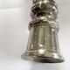 Antique silver-plated candlesticks in classic style