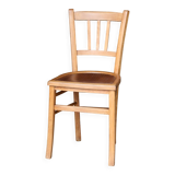 Early 20th century wooden bistro chair.