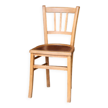 Early 20th century wooden bistro chair.