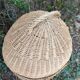 Antique rattan parrot cage 85 cm high