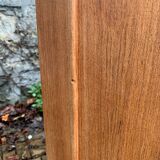 Vintage chest of drawers in solid raw wood from 1950