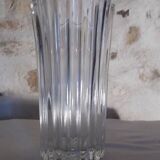 Vase en verre transparent