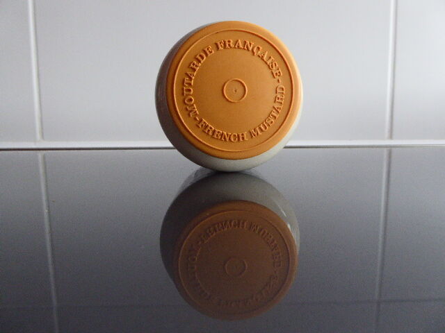 Ancient jar of mustard sandies from Meaux Pommery