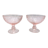 Deux coupes roses, Ząbkowice, années 1970