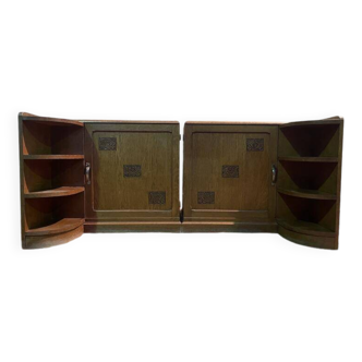 Paire de tables de chevets époque Art Déco