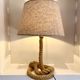 Cord lamp and cotton lampshade