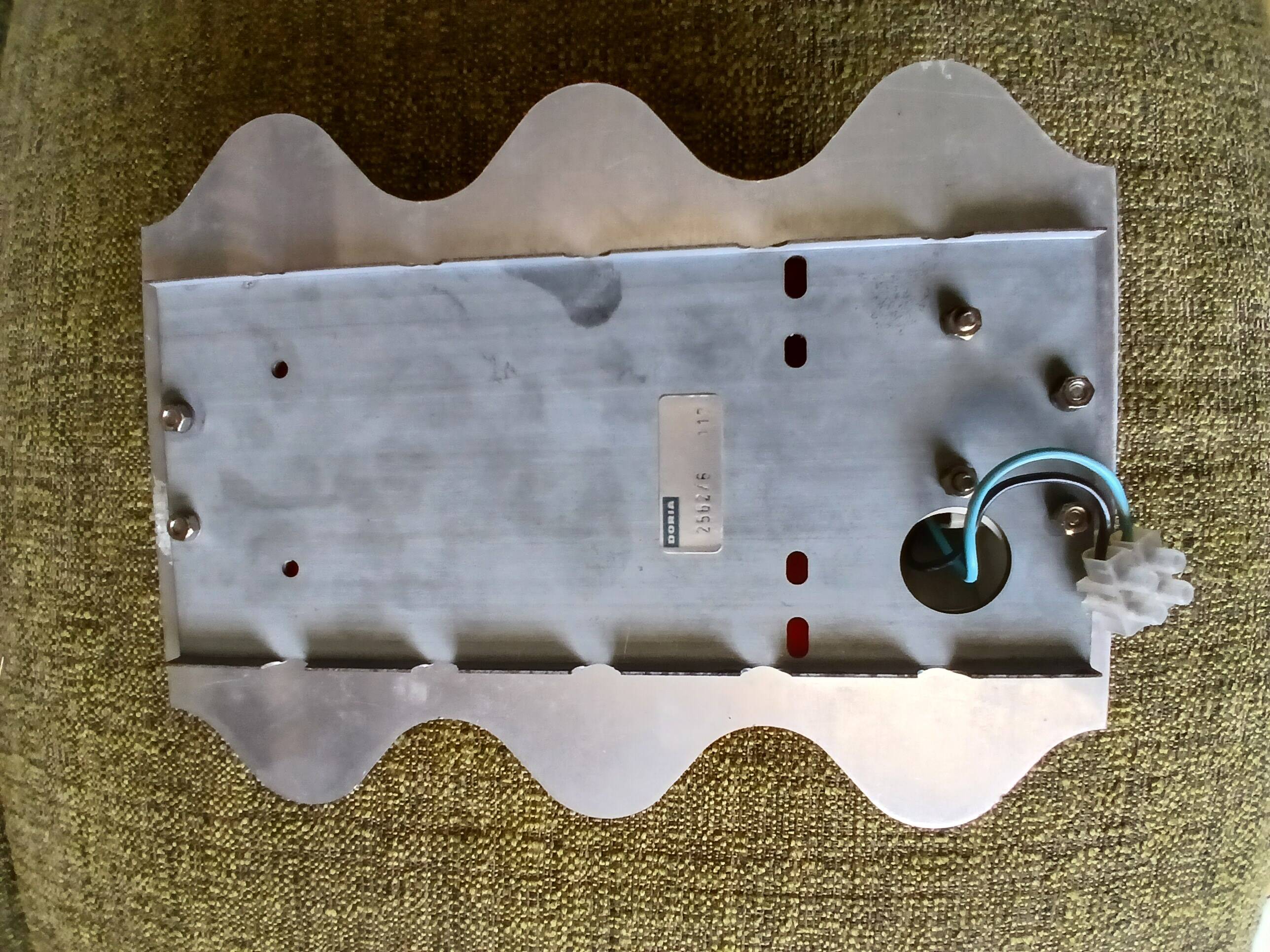 Orange appliqué vintage DORIA brand