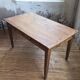 Table de ferme en noyer