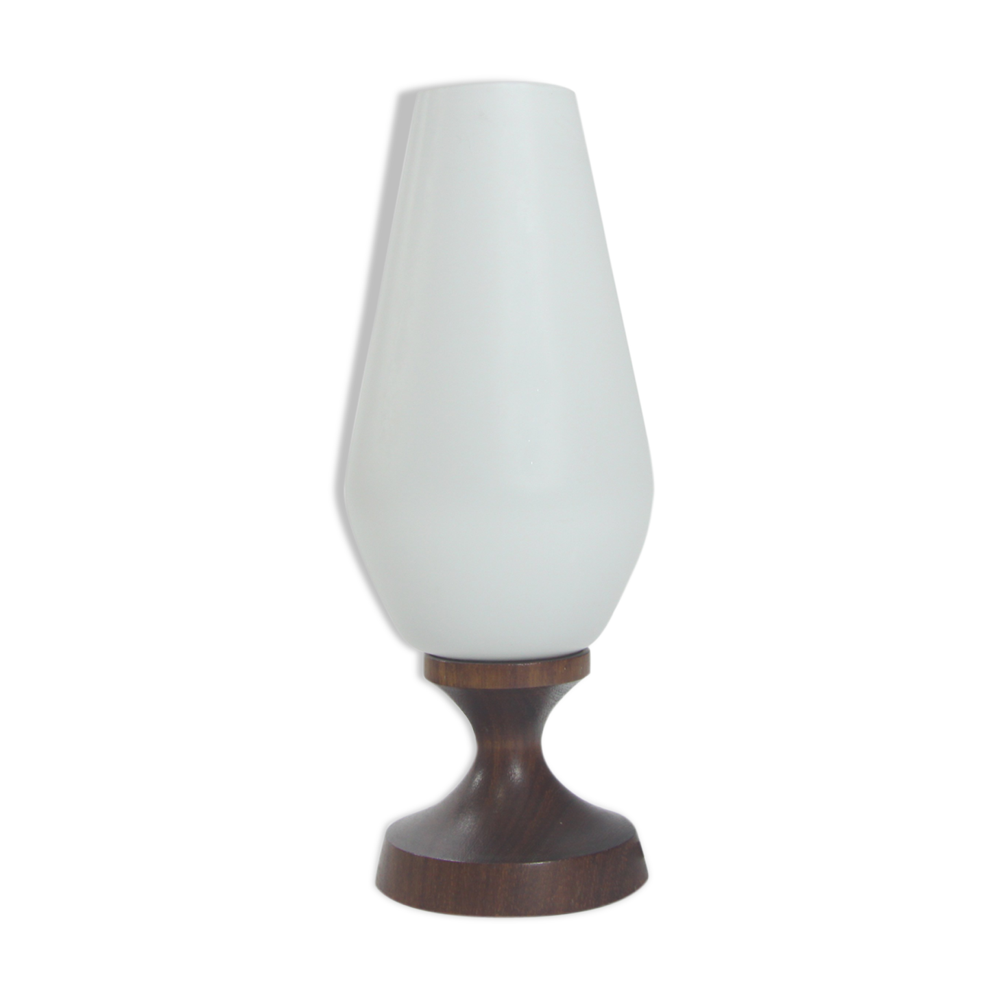 Wood bedside lamp, 1960's