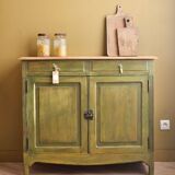 Renovated and distressed old buffet | Gaston